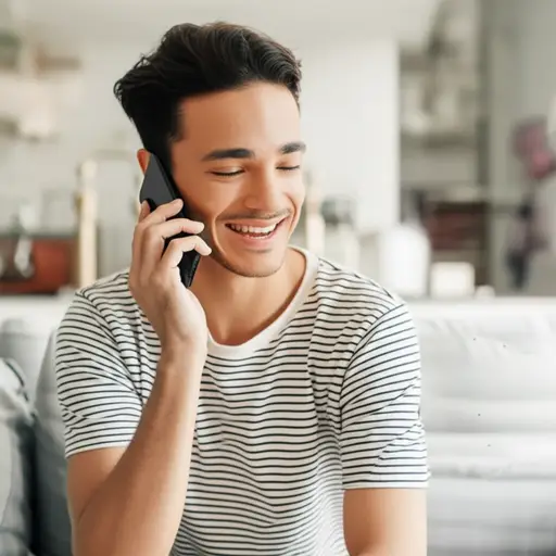 我经常用手机给朋友打电话。