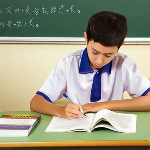我在学校学数学。