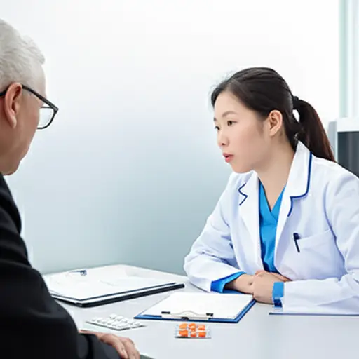 医生警告他关于毒瘾的危险。