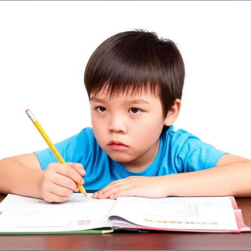 他还没完成他的作业。