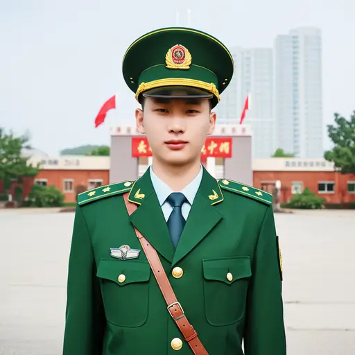 他决定在军队中从事职业。