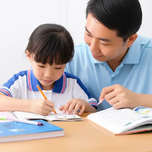 爸爸总是帮我做作业。