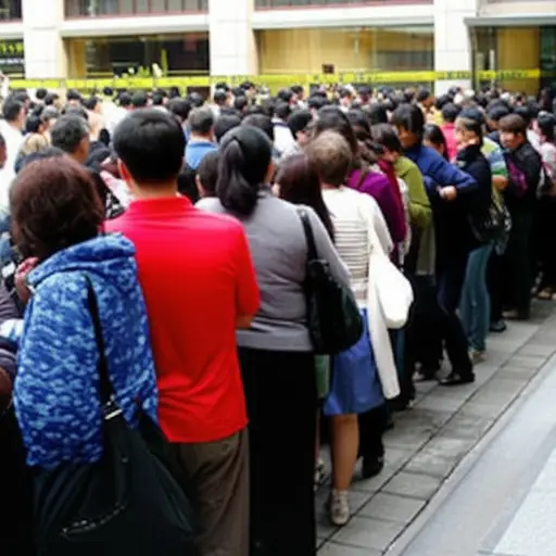 他们挤到队伍的前面。