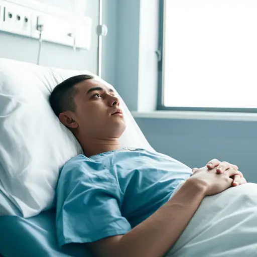 我只记得在医院醒来。