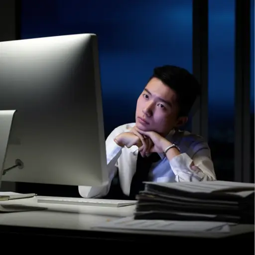 我真的很佩服你的耐力、承诺和你追求成为公司最年轻副总裁之一的渴望，但这真的值得吗？