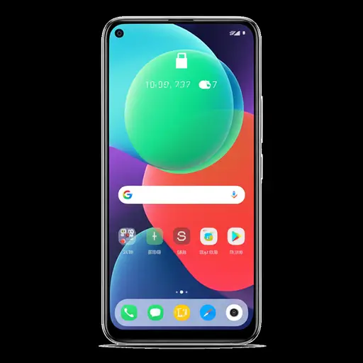 这款智能手机有鲜艳的彩色显示屏。