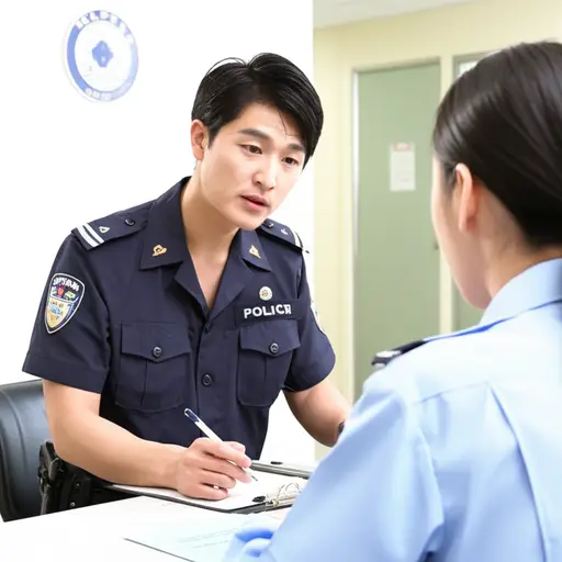 我立即向警察报告了那起犯罪。