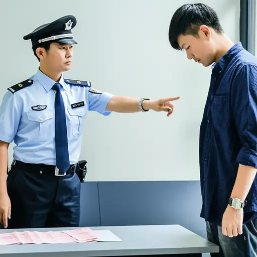 警方指控他偷了钱。