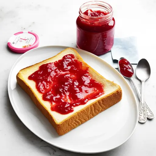 果冻是一种甜的吐司涂抹酱。