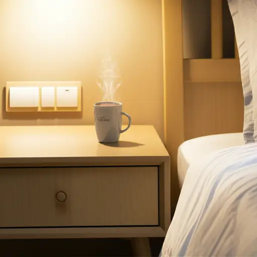 我给自己泡了一大杯热巧克力，然后去睡觉了。