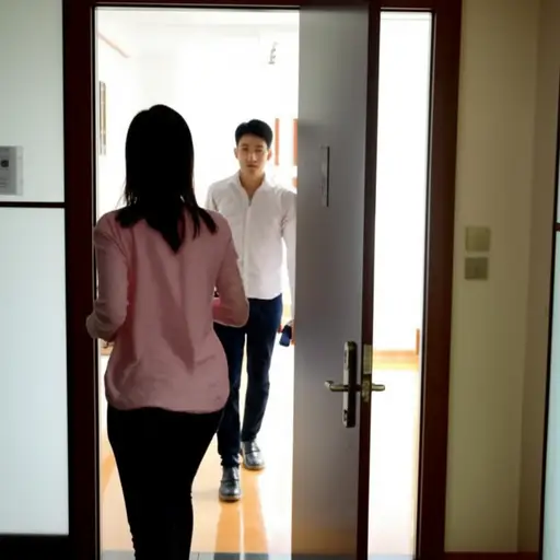 她就在迈克尔之前离开了。