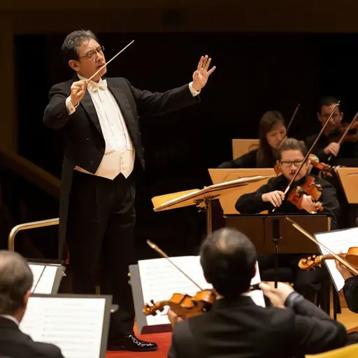 米勒先生以高超的技巧指挥了管弦乐队。