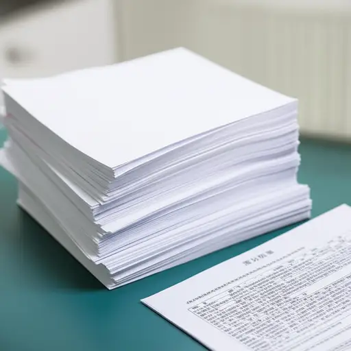 我为工作申请制作了简历的复印件。