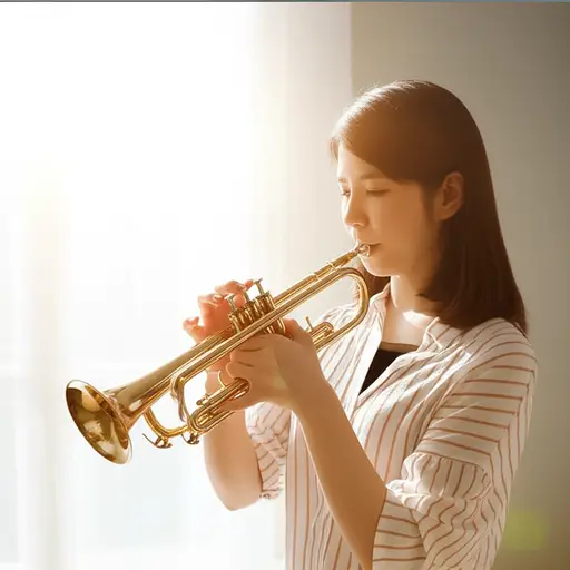 莉兹过去常吹小号。