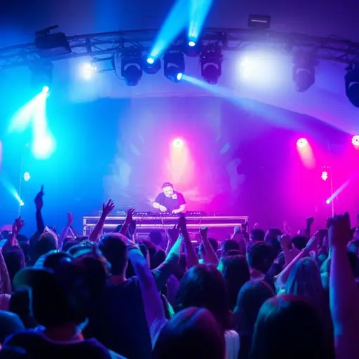 我最喜欢的DJ今晚将在音乐节上演出。