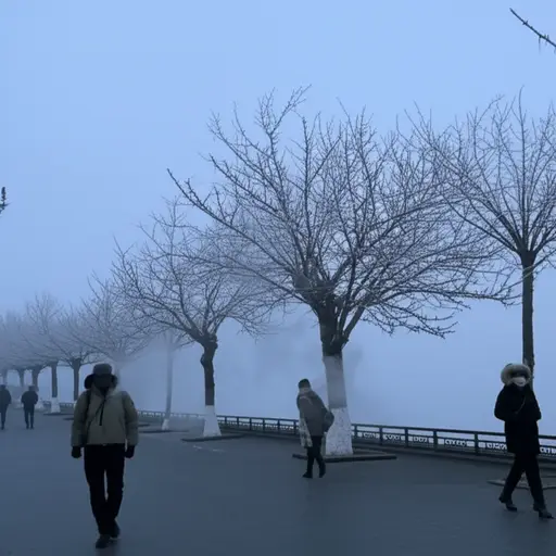 天气一夜之间变得极其寒冷。