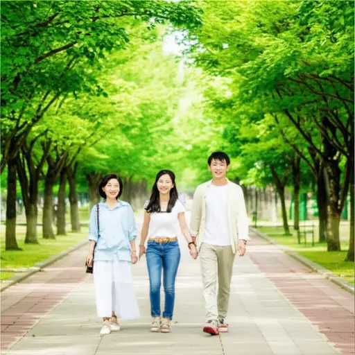 和我们一起散步吧。