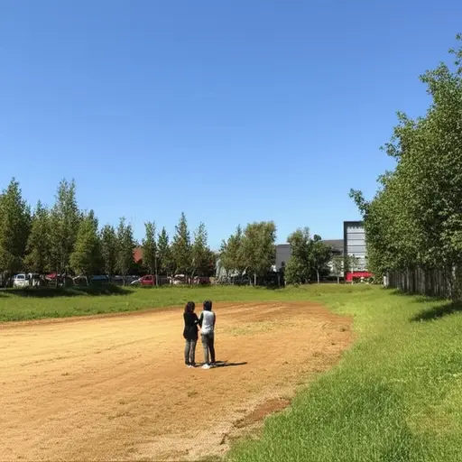 我们想买一块地来建房子。