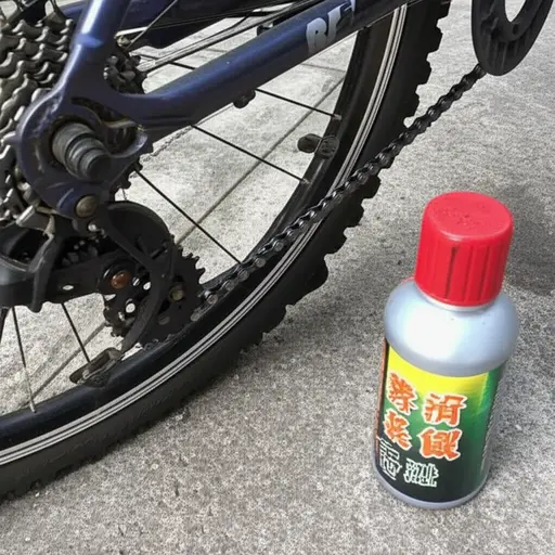 我的自行车链条需要上油了。
