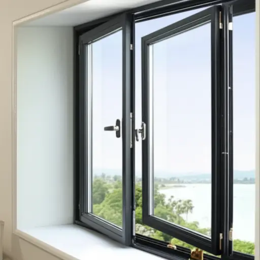 窗户是由一块玻璃制成的。