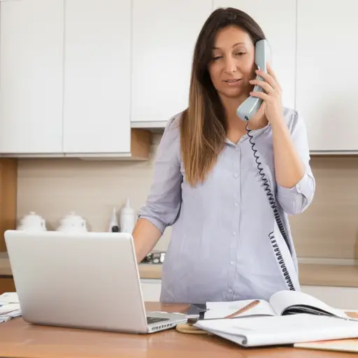 我妈妈总是很忙。