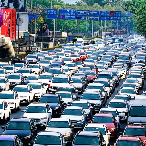 如今路上的车太多了。