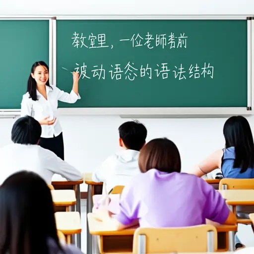 老师讲解了如何构成被动语态。