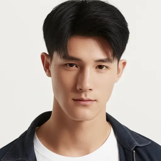 他直直地看着我。