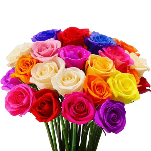 这些花闻起来很清新。