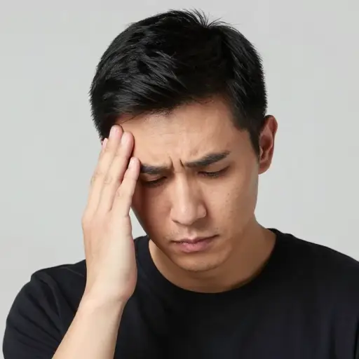 我问他是否想加入，但他只是摇了摇头。