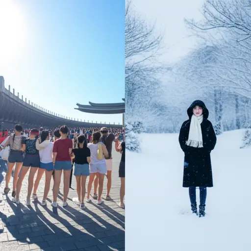 夏季和冬季之间的温度差异显著。