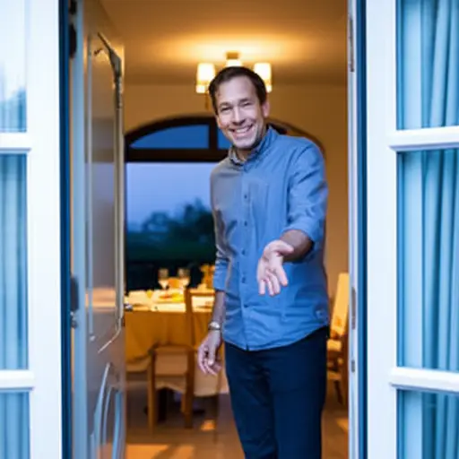 伊恩邀请我们下周五过来吃晚饭。