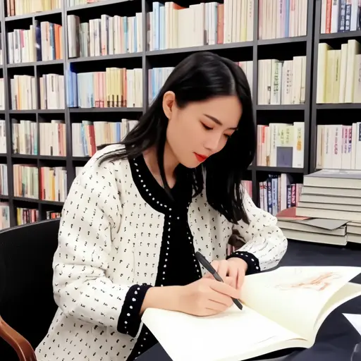 这位作者将公开露面，为她最新的小说签名。