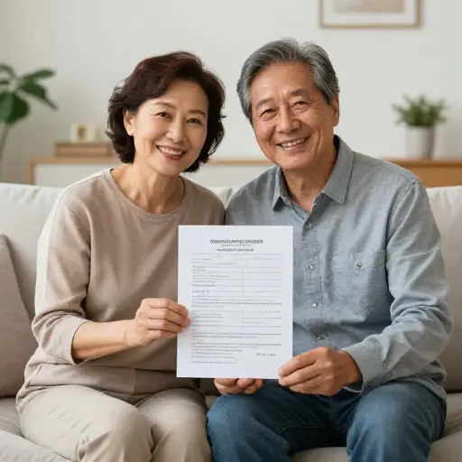 我父母看到我的成绩单时很高兴。