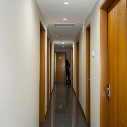 你会在右边的第二个房间找到她。