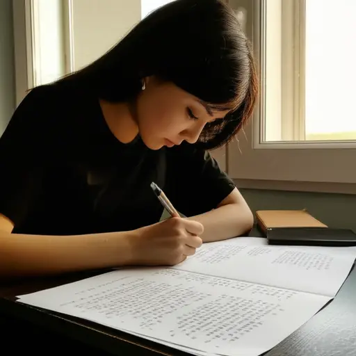 她的写作展现出惊人的深度。