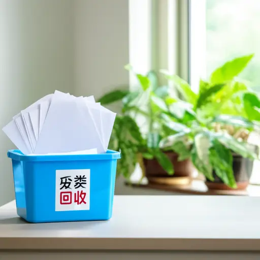 回收废纸有助于减少环境污染。