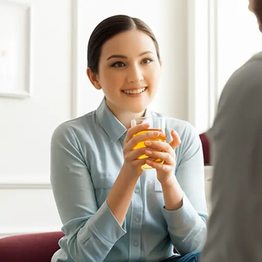 你感觉好些了吗？是的，我好多了。