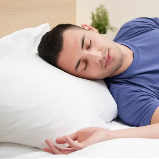 他喜欢睡在床的右侧。