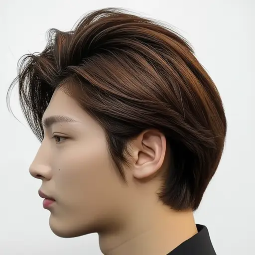 他有一头浓密的头发，似乎永远不会变乱。