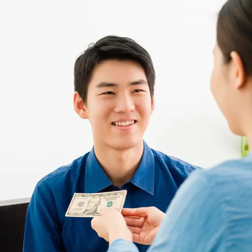 杰克给了我二十美元买午餐。