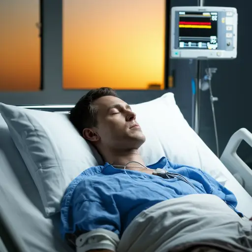 事故后他再也没有恢复意识。