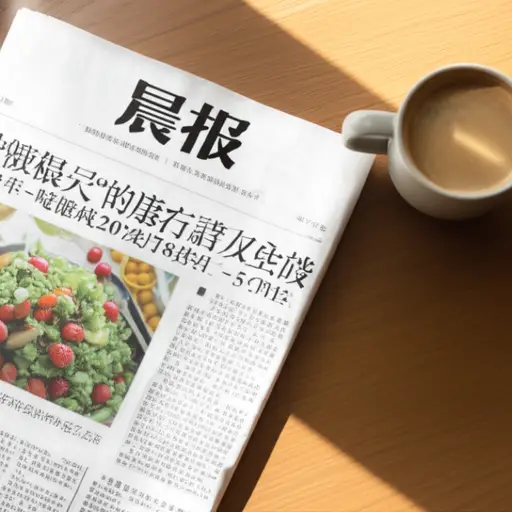 我昨天在晨报上读了一篇关于健康饮食的文章。
