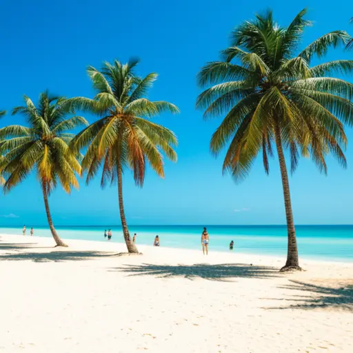 我们周末去了一个美丽的沙滩。