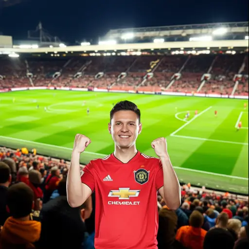 我支持曼联队。