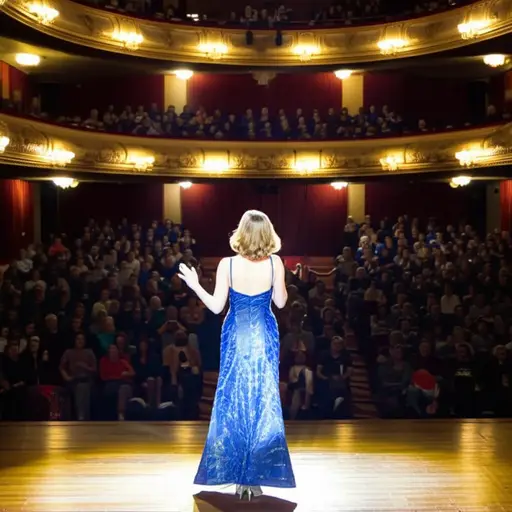 一位好莱坞大明星今晚将在舞台上表演。