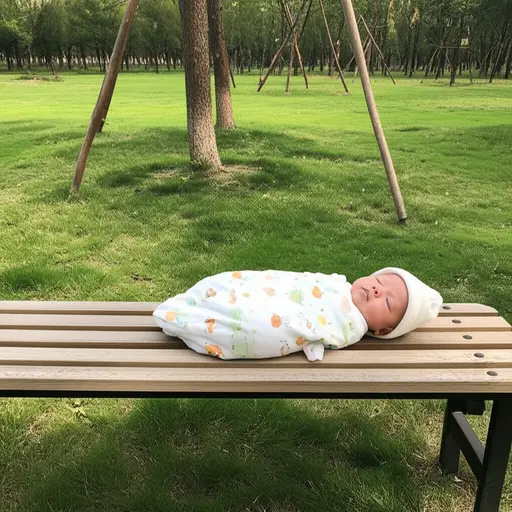 一个被遗弃的婴儿在公园里被发现。