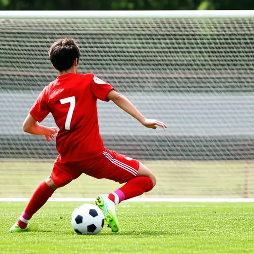 特里将球顶向球门。