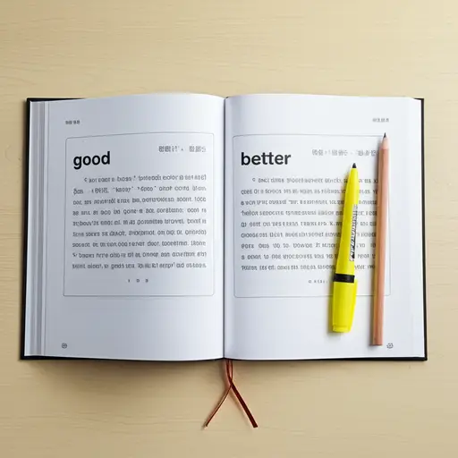 你需要记住像 "good"、"better"、"best" 这样的不规则形容词的各种形式。