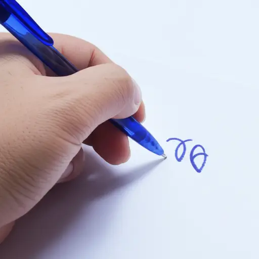 我需要一支笔来写我的名字。